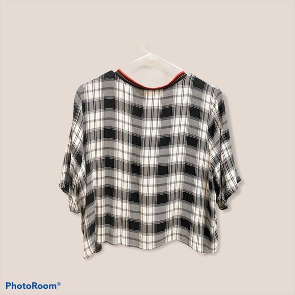 Lee cooper plaided blouse cotton - Picture 2 of 5